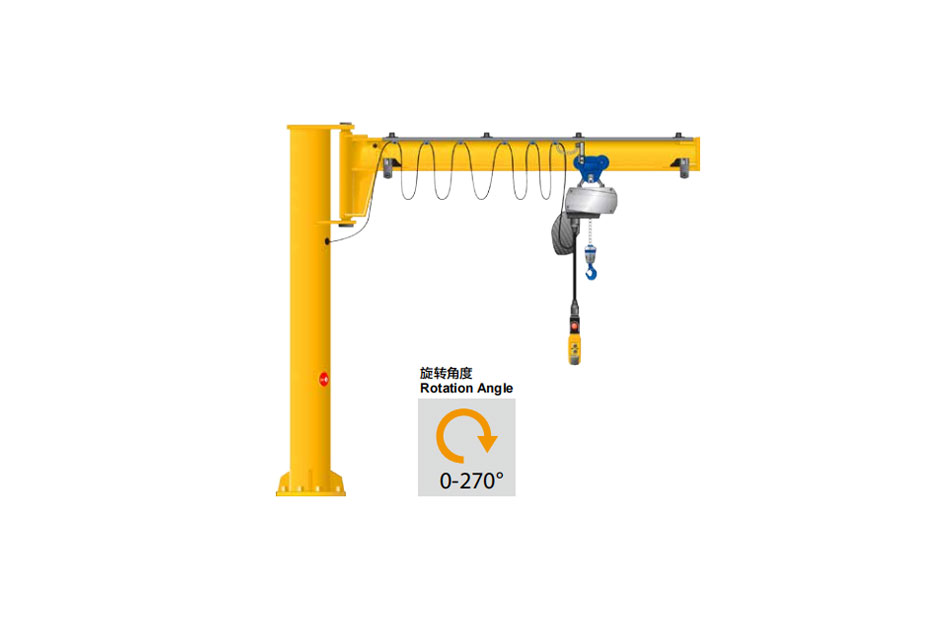 冠航定柱式旋臂起重機